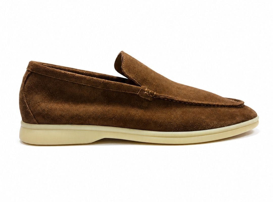 Loro Piana Summer Walk Suede Cognac