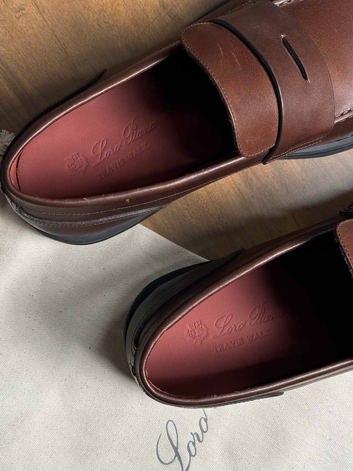 Loro Piana Лоферы из кожи Коричневый