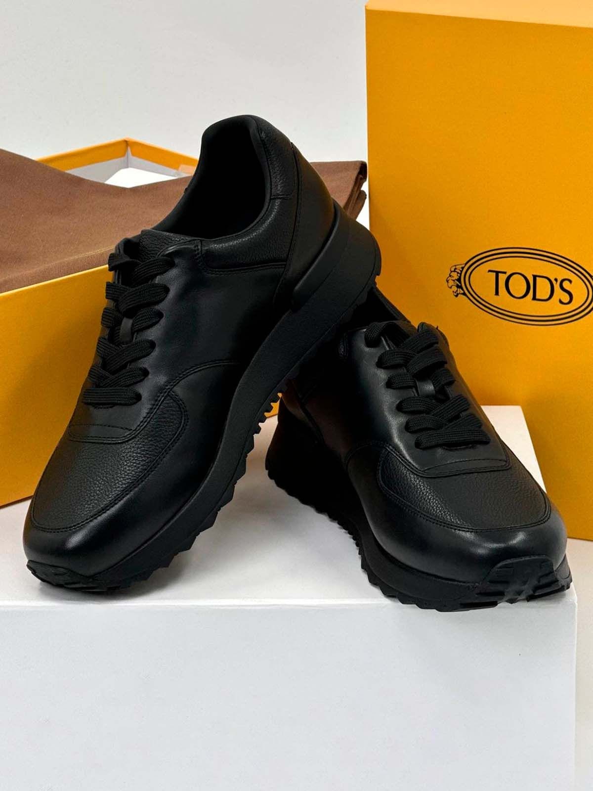 Tod’s Кроссовки из кожи Черный