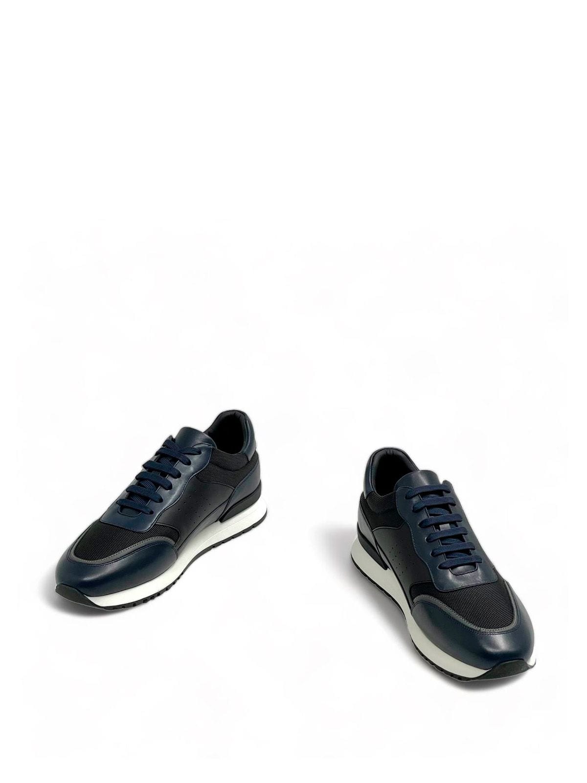 Tod’s Кроссовки из кожи и текстиля Синий
