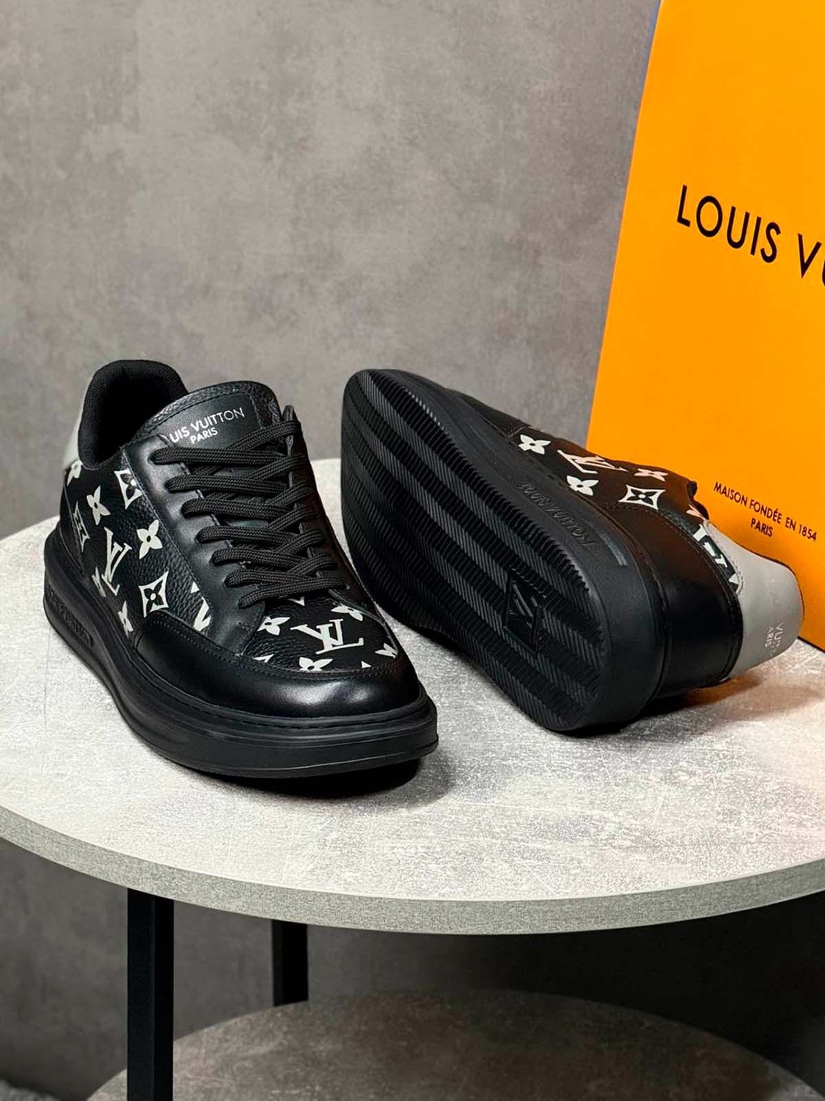 Louis Vuitton Кеды из кожи Черный