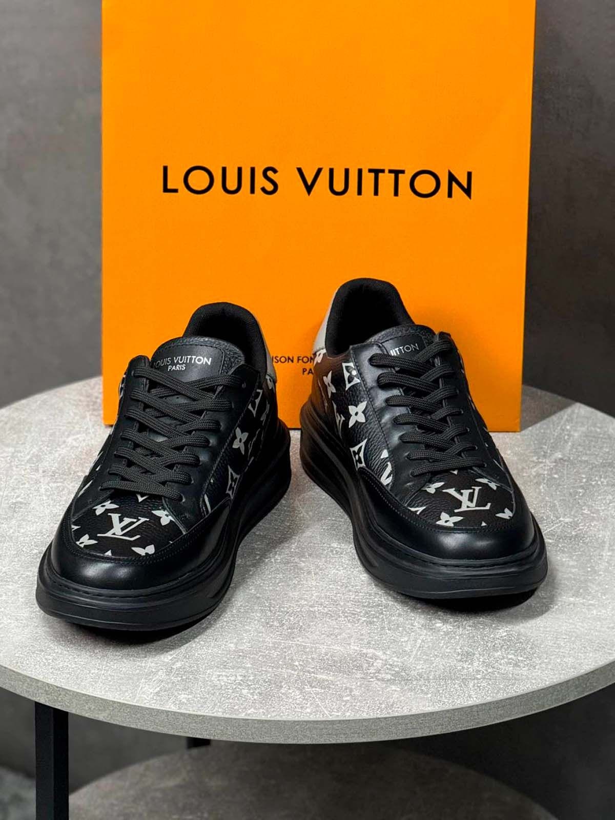 Louis Vuitton Кеды из кожи Черный