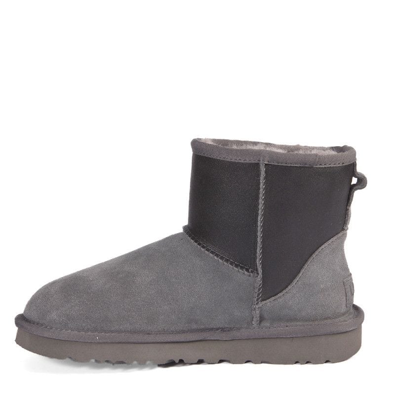 Classic Mini Rubber Boot Grey Black