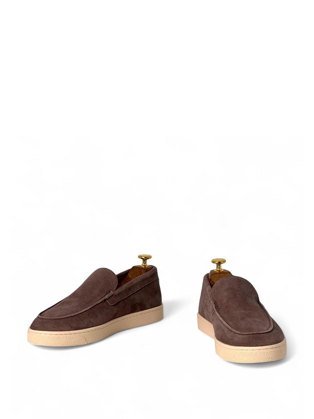 Brunello Cucinelli Лоферы из замши Сиреневый