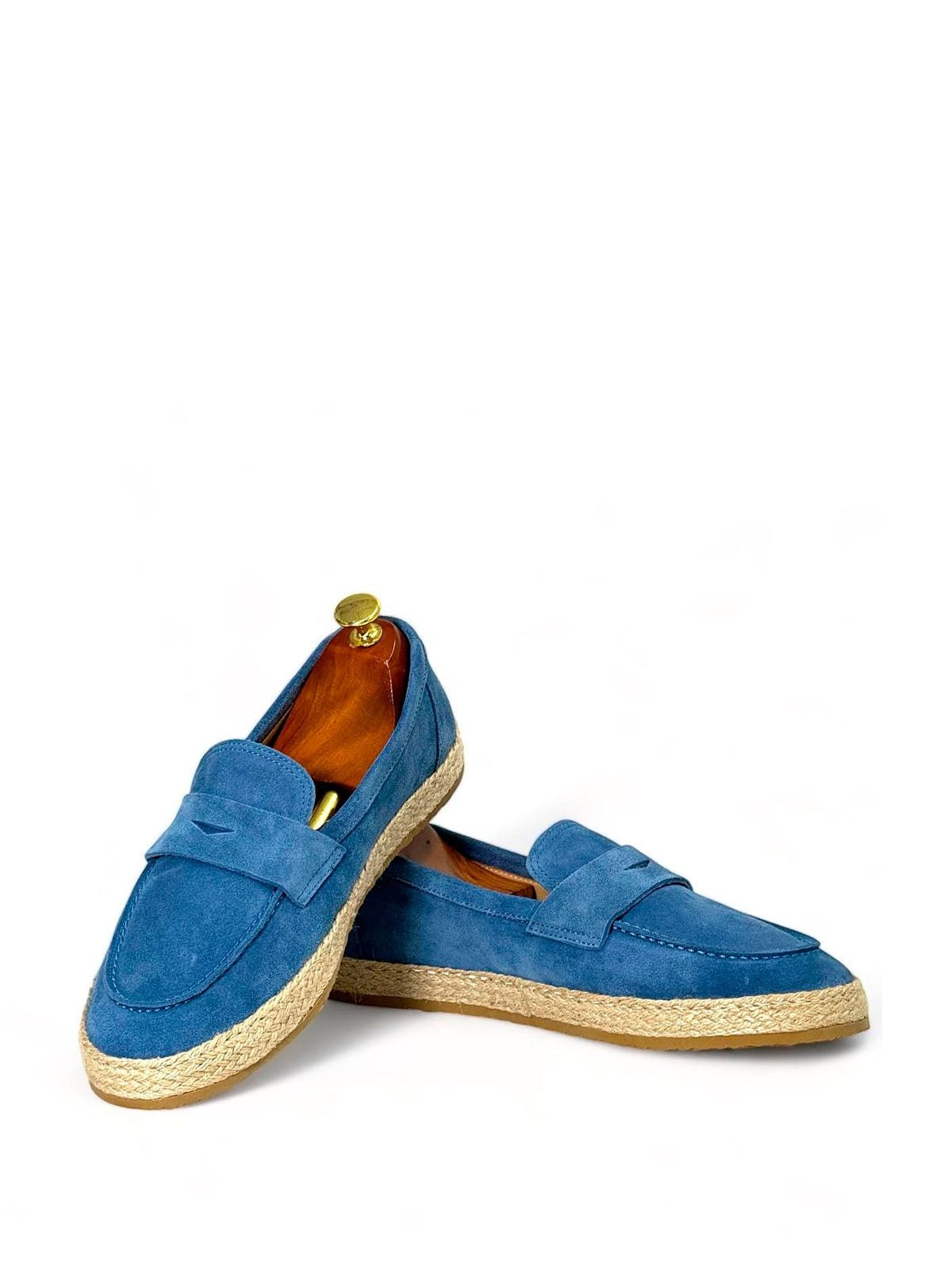 Brunello Cucinelli Эспадрильи из замши Синий