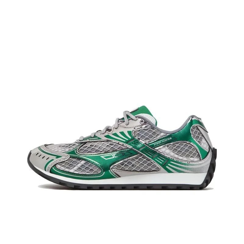 Bottega Veneta Orbit Sneaker Silver Parakeet