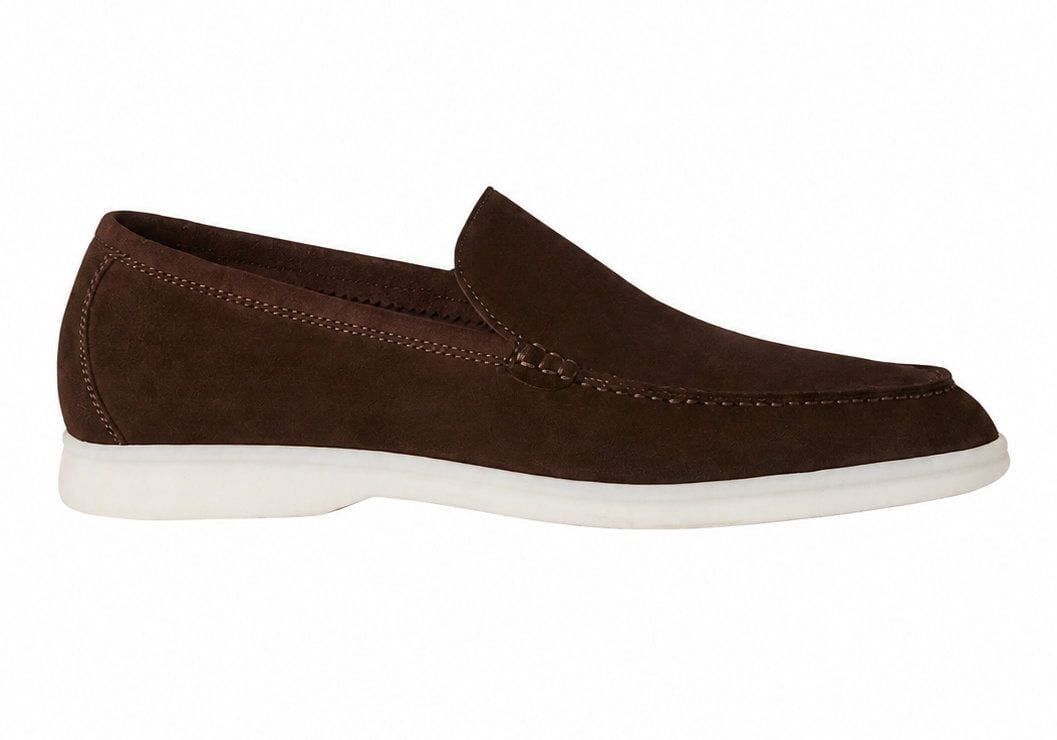 Loro Piana Summer Walk Suede Chocolate