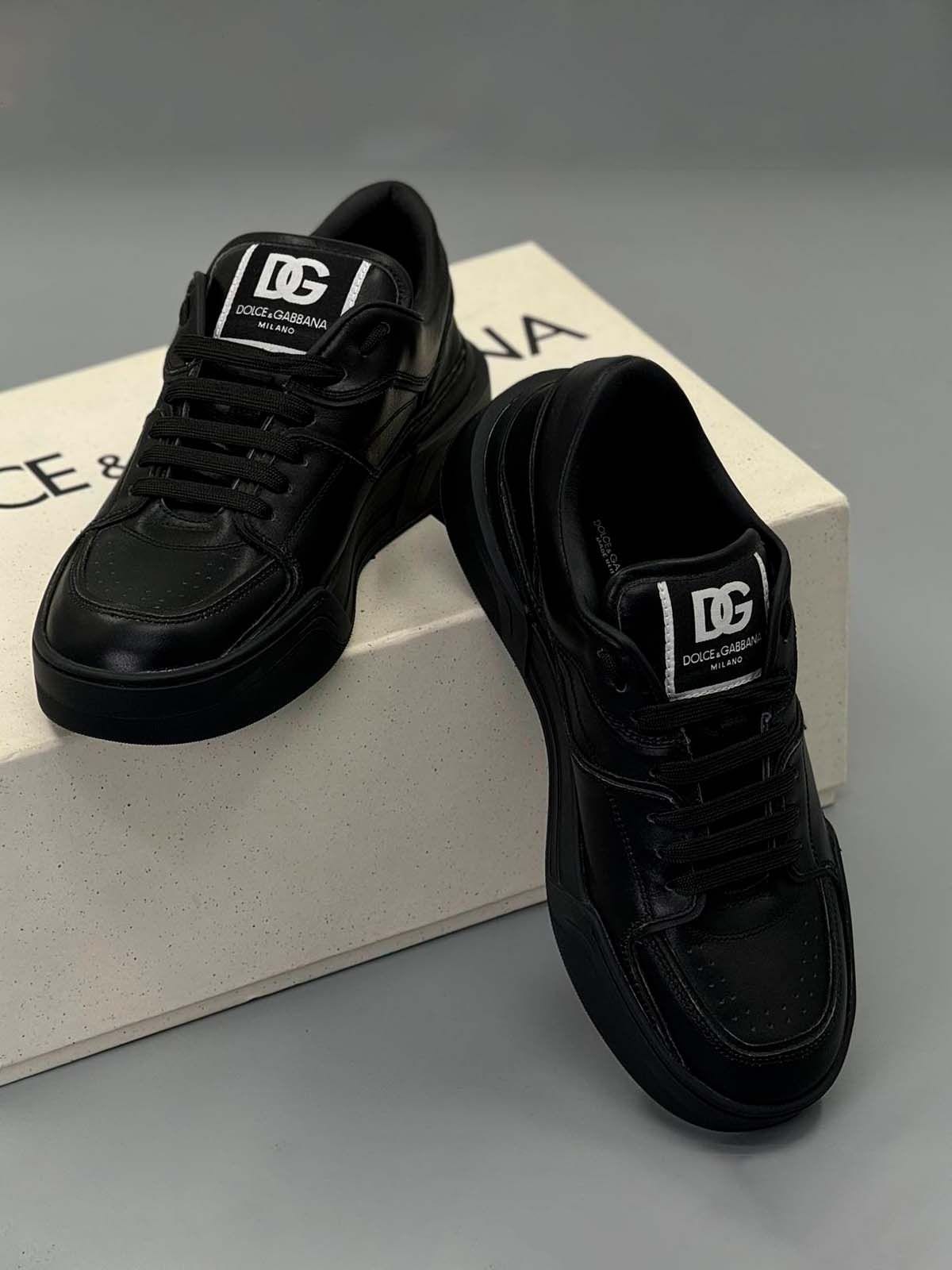 Dolce & Gabbana Кеды из кожи Черный
