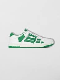 AMIRI Skel Top Low White Green
