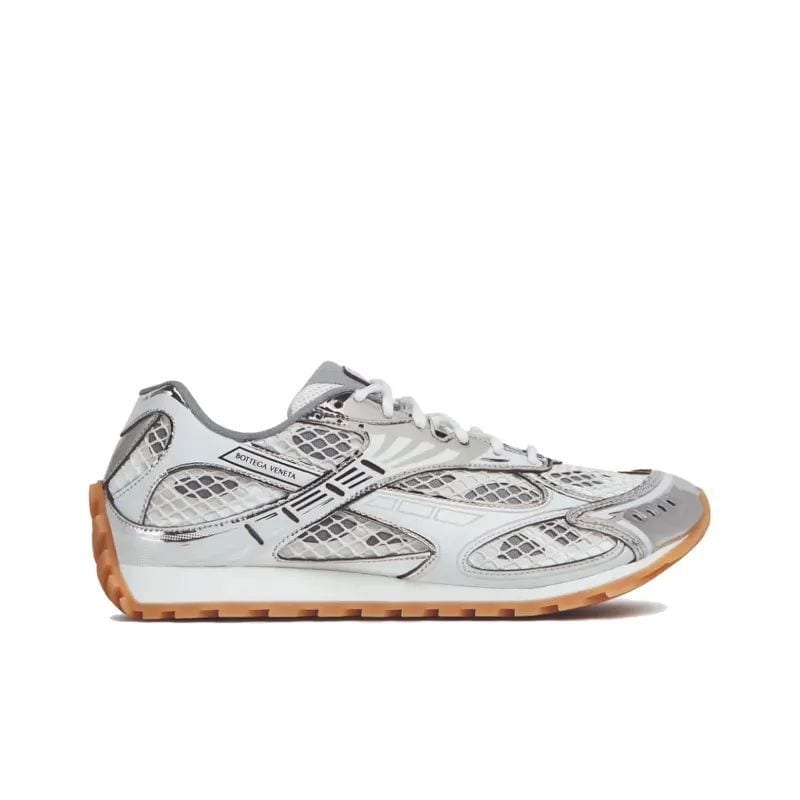 Bottega Veneta Orbit Sneaker Silver White