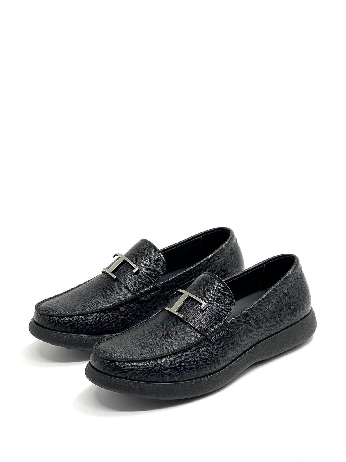 Tod’s Лоферы из кожи Черный