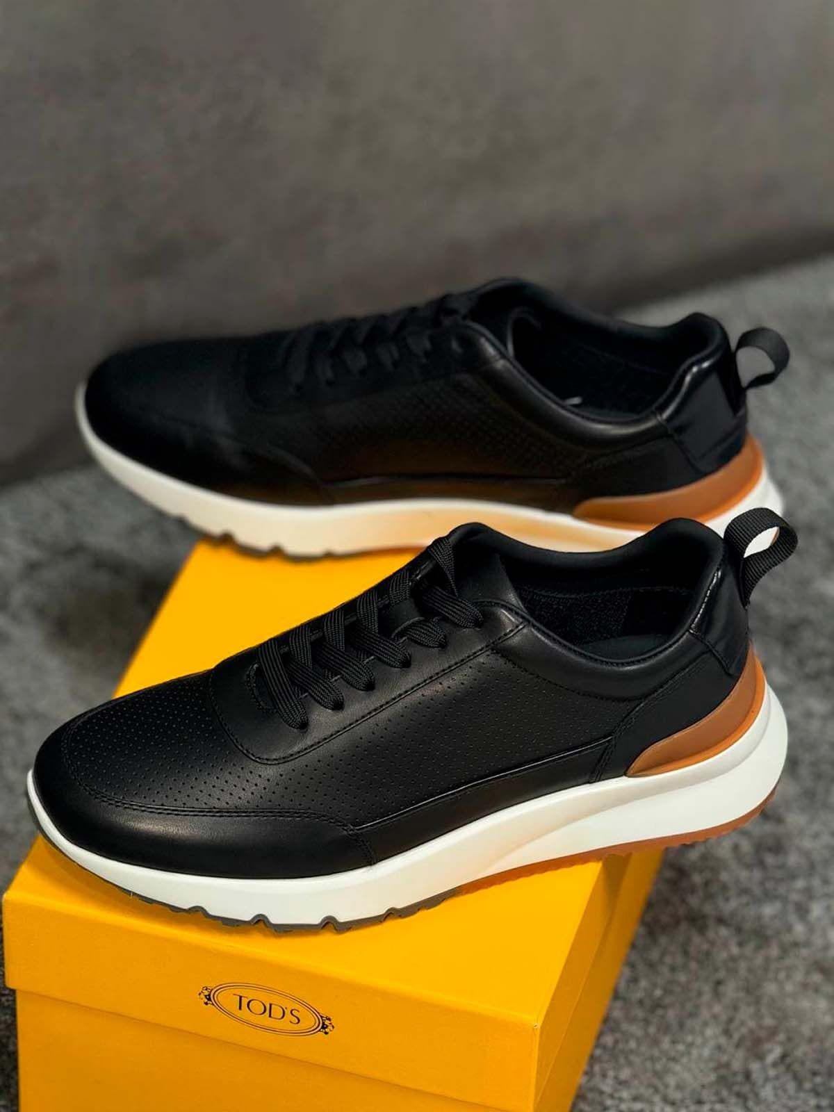 Tod’s Кроссовки из кожи Черный