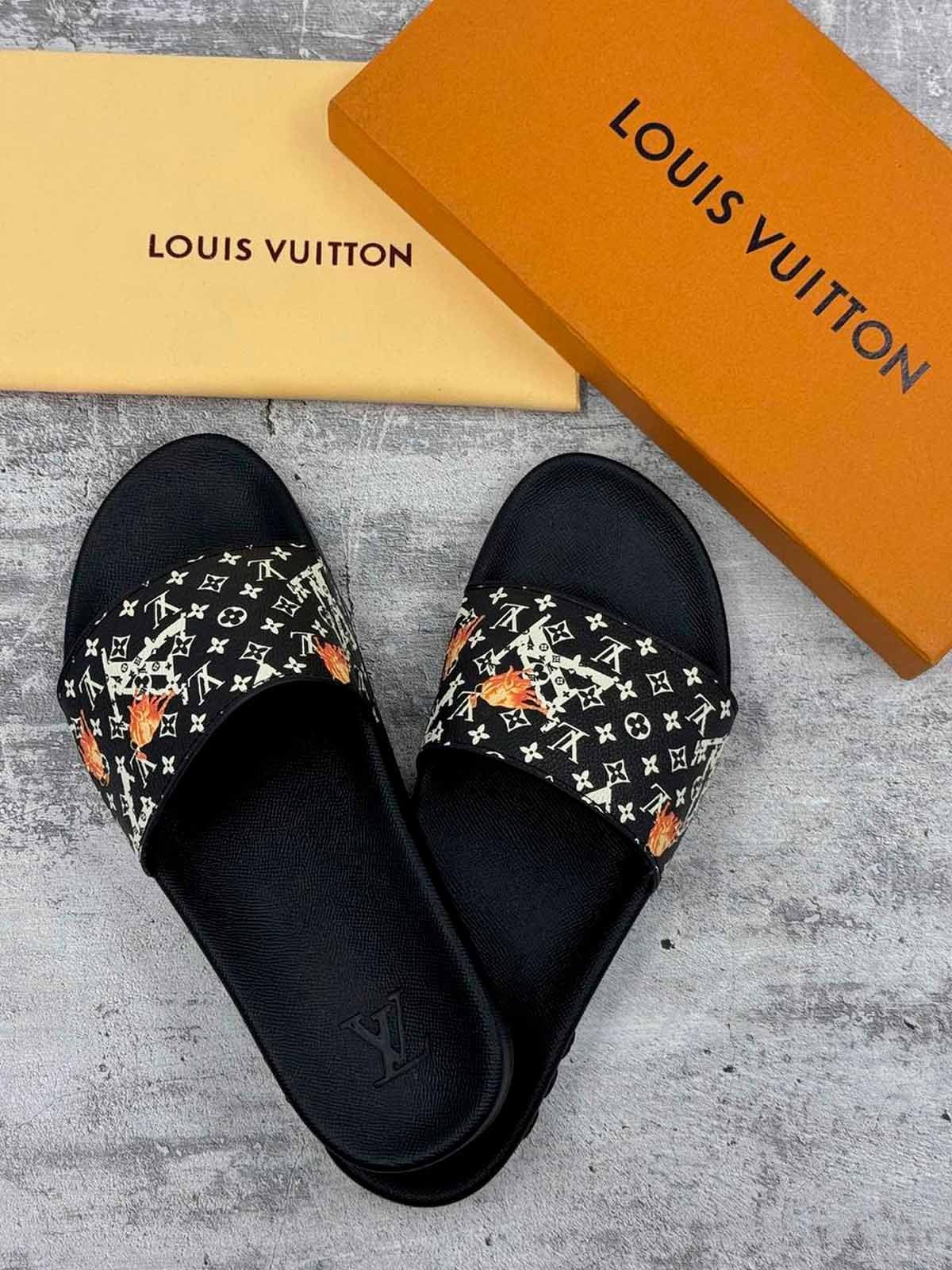 Louis Vuitton Шлепанцы из канвы Черный