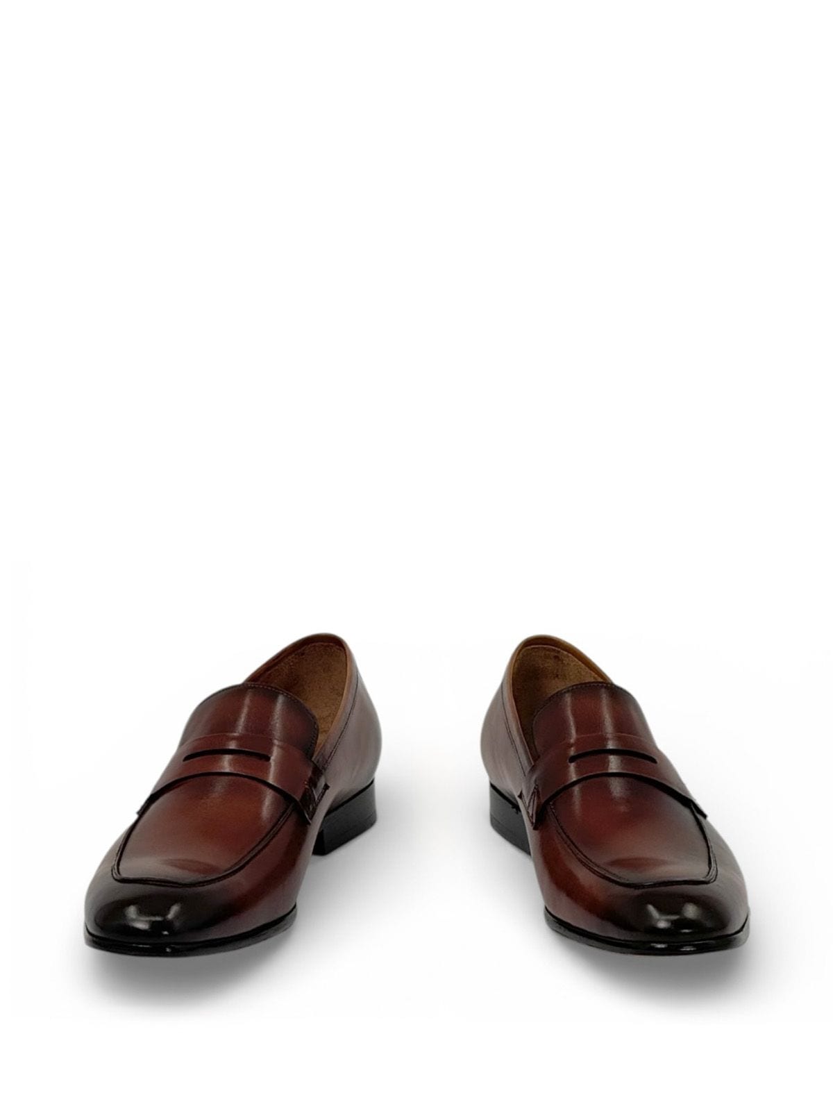 Santoni Лоферы из кожи Коричневый