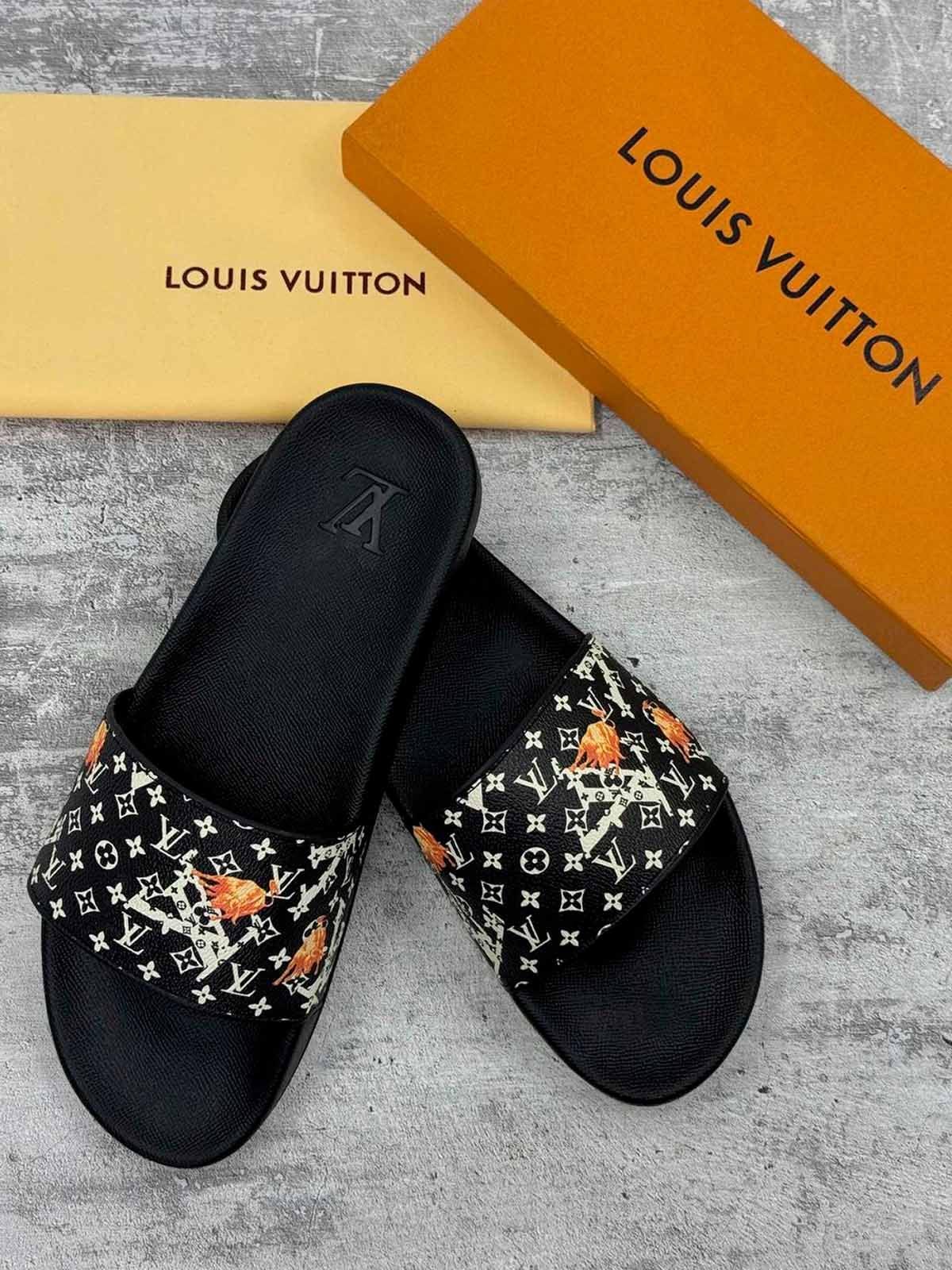 Louis Vuitton Шлепанцы из канвы Черный