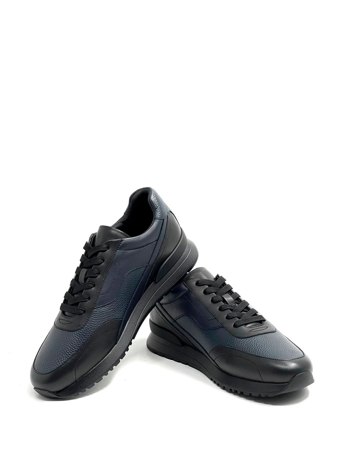 Tod’s Кроссовки из кожи Черно-синий