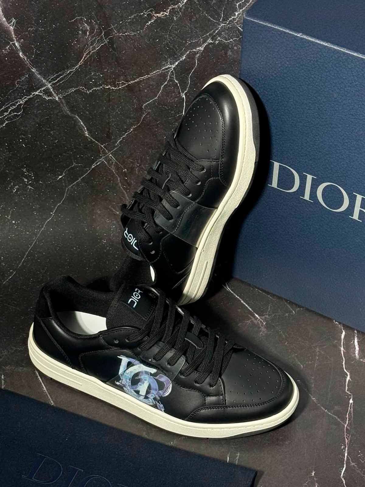 Dior Кеды из кожи Черный