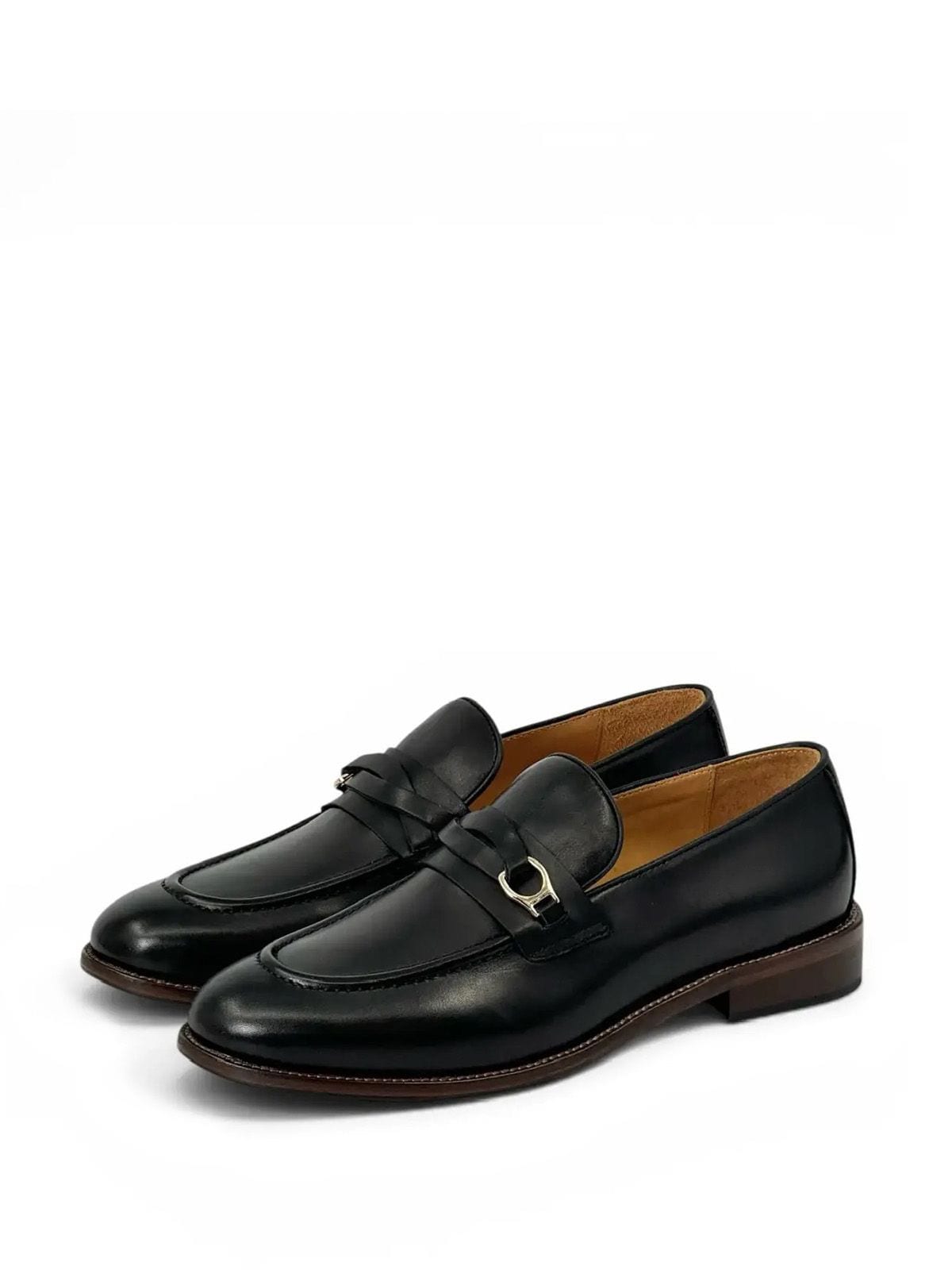 Brunello Cucinelli Лоферы из кожи Черный