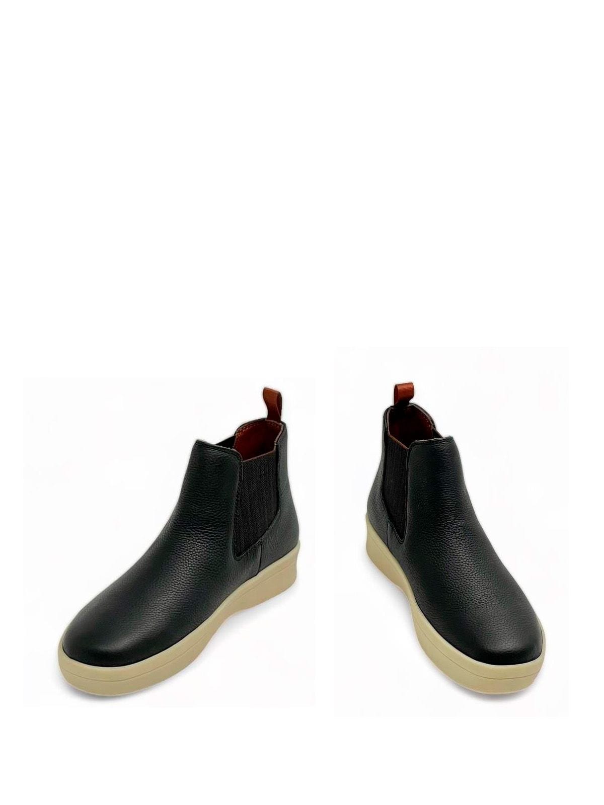 Loro Piana Челси из кожи Черный