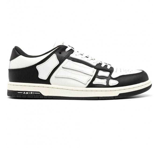 AMIRI Skel Top Low White Black