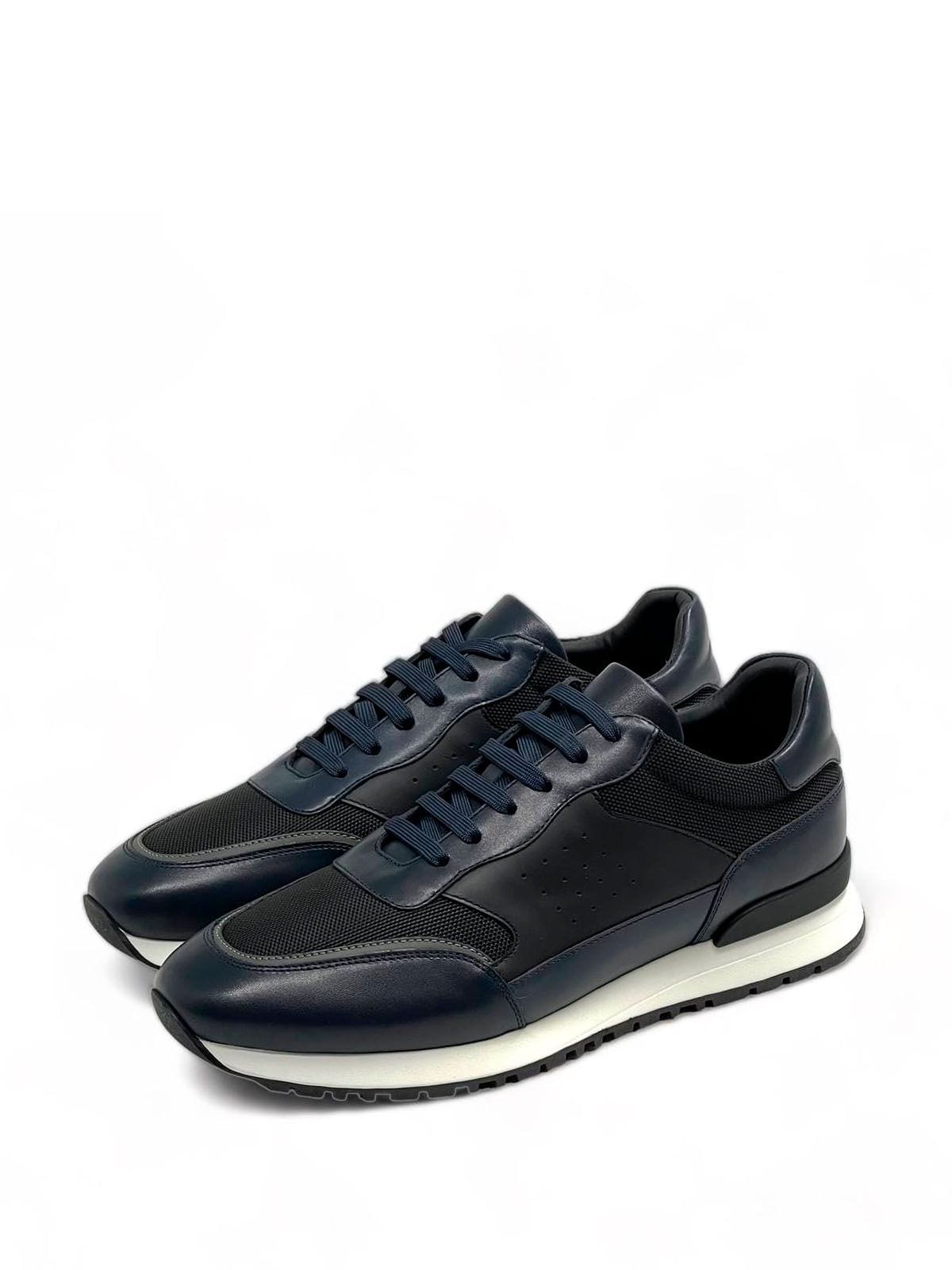 Tod’s Кроссовки из кожи и текстиля Синий