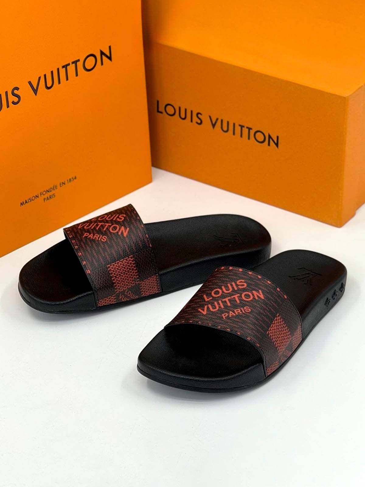 Louis Vuitton Шлепанцы из канвы Черный