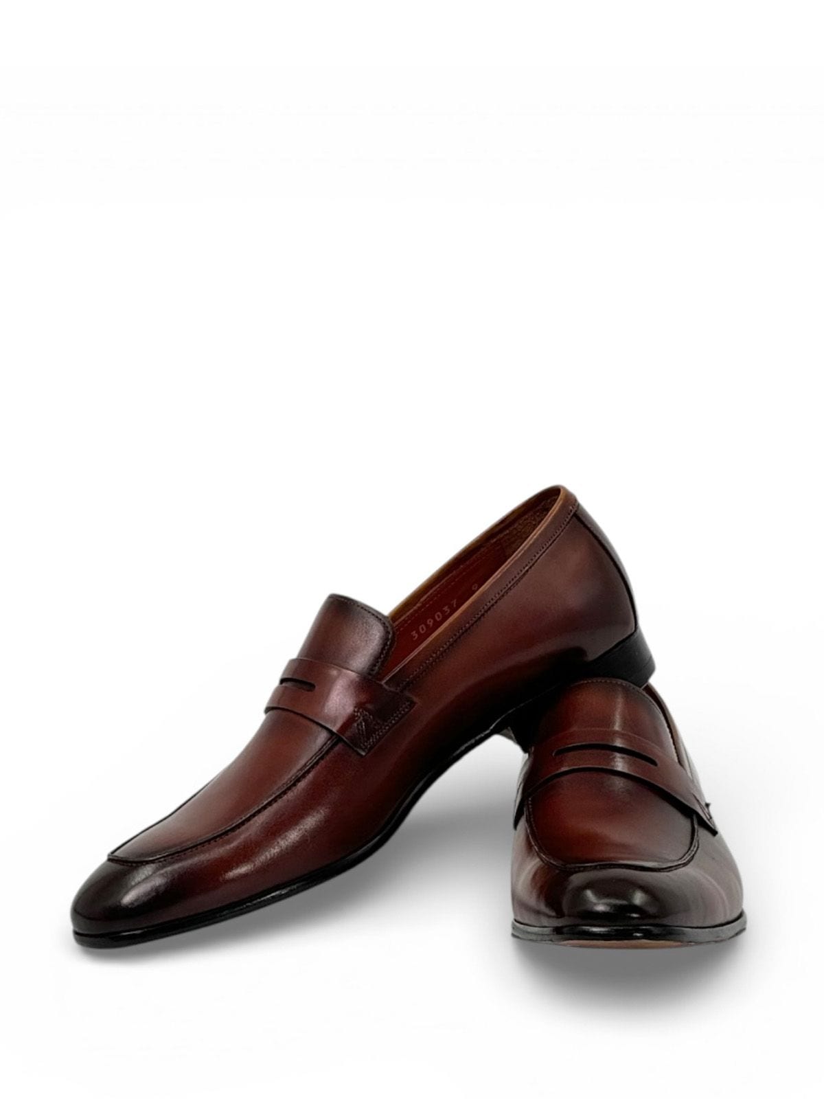 Santoni Лоферы из кожи Коричневый